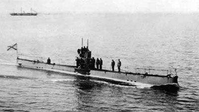 подводная лодка с дизельным судовым двигателем